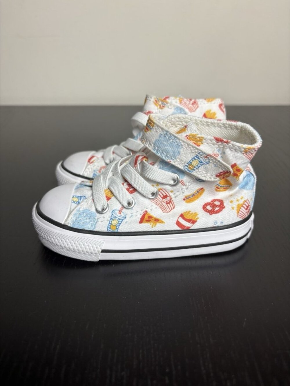 CONVERSE All-Star Toddler Size 5 Chucks Hi-Top Sneakers Food Print Unisex NEW